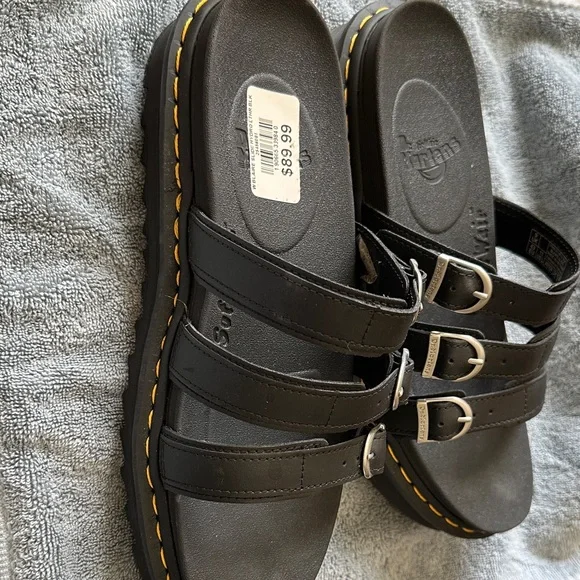 Dr. Martens Black Textured Footwear - Picture 4 of 9